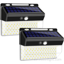 206LED Sensor de movimiento inalámbrico solar Luz exterior